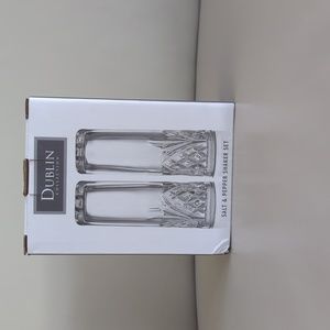 Crystal salt & pepper set